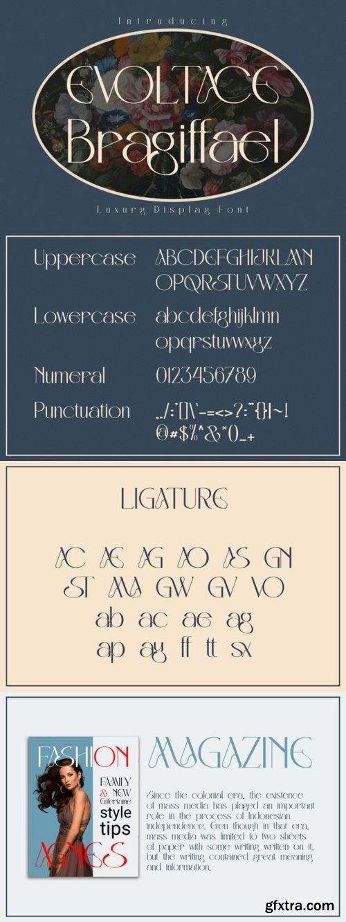 Evoltace Bragiffael Font