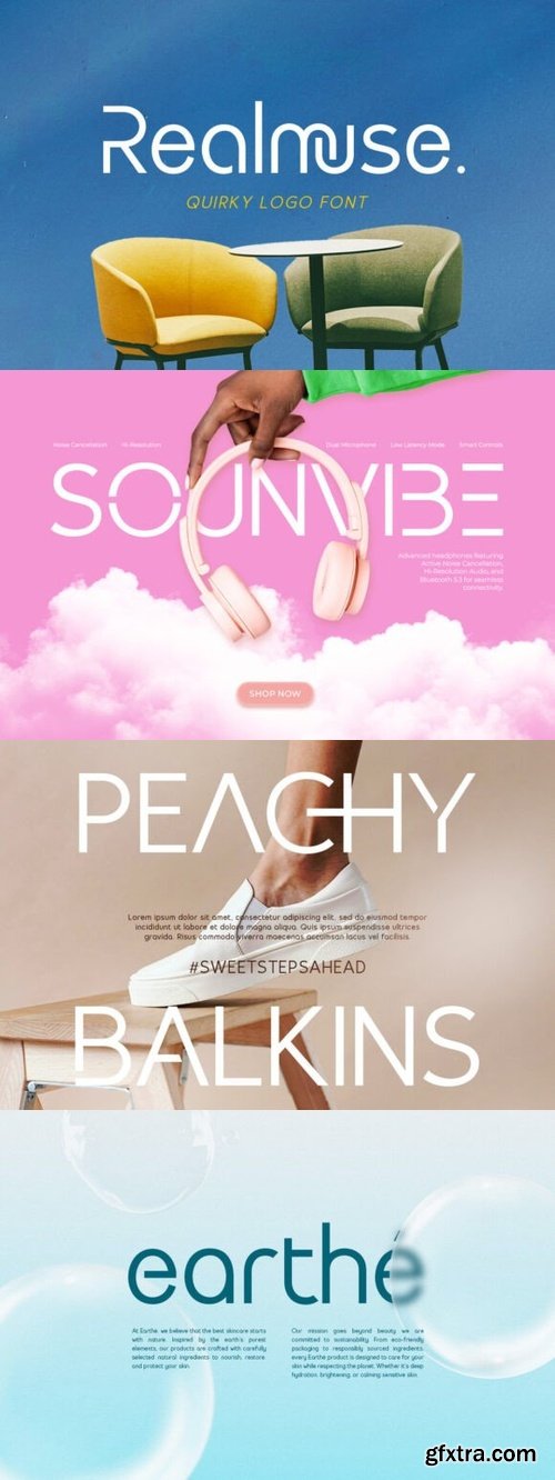 CreativeMarket - Realmuse - Quirky Logo Font 291369386