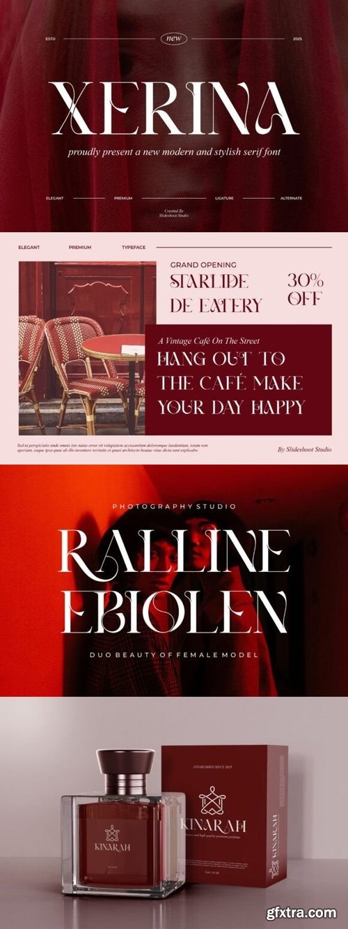 CreativeMarket - Xerina || Modern Serif Font 291188769