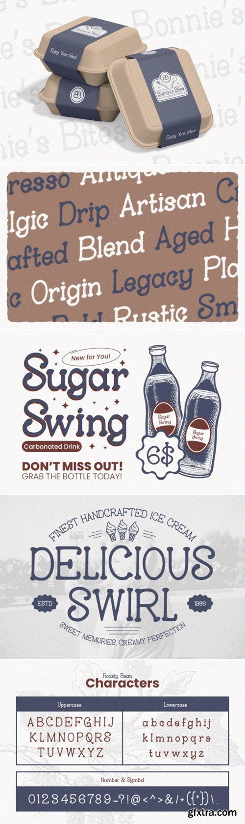 CreativeMarket - Roasty Beans - Classic Serif Vintage 291189313