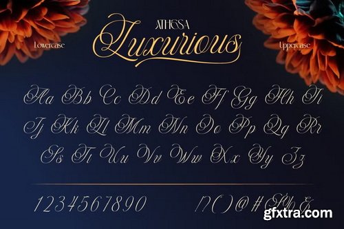 CreativeMarket - Athesa Luxurious Font