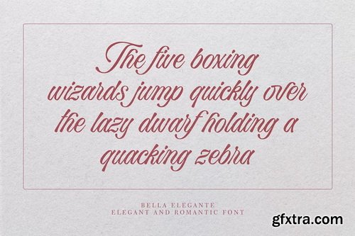 CreativeMarket - Bella Elegante - Calligraphy Font