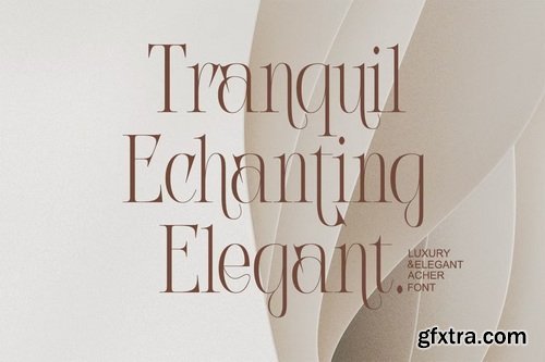 CreativeMarket - Acher - Elegant Luxury Serif