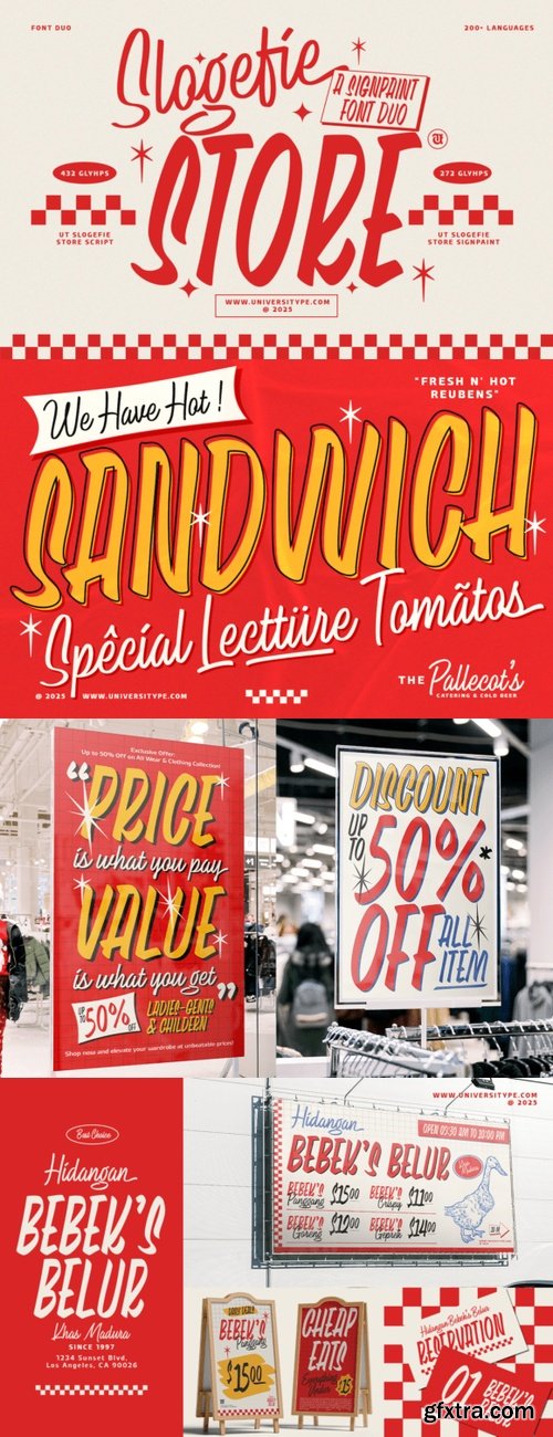 CreativeMarket - Slogefie Store Font Duo