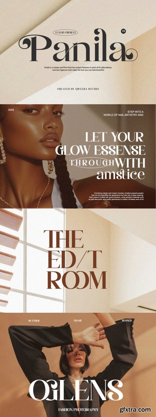 CreativeMarket - Panila - Modern Luxury Serif 291285394