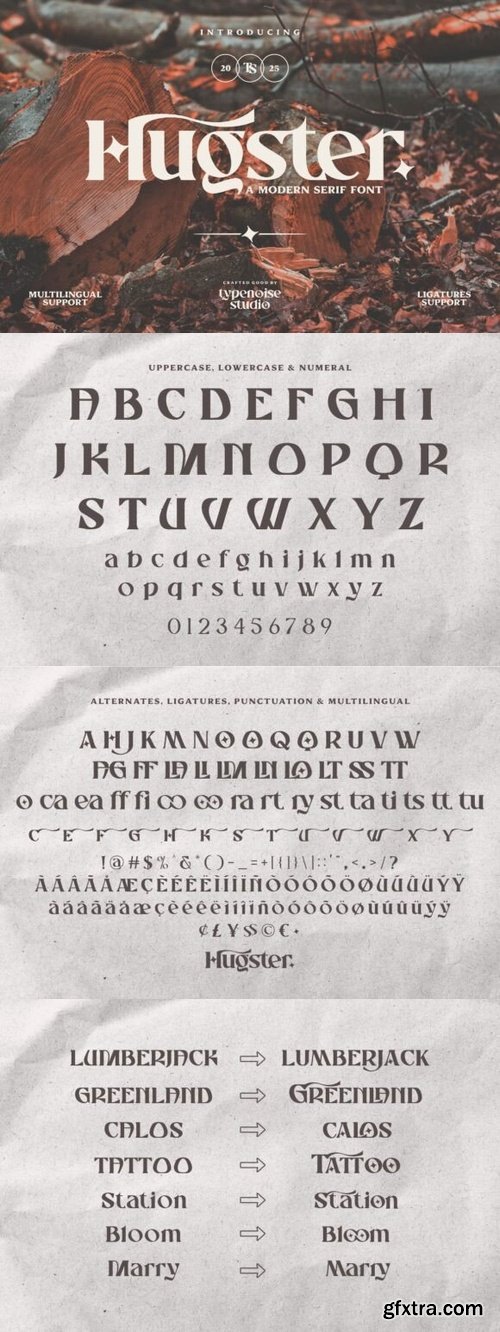 Hugster Font
