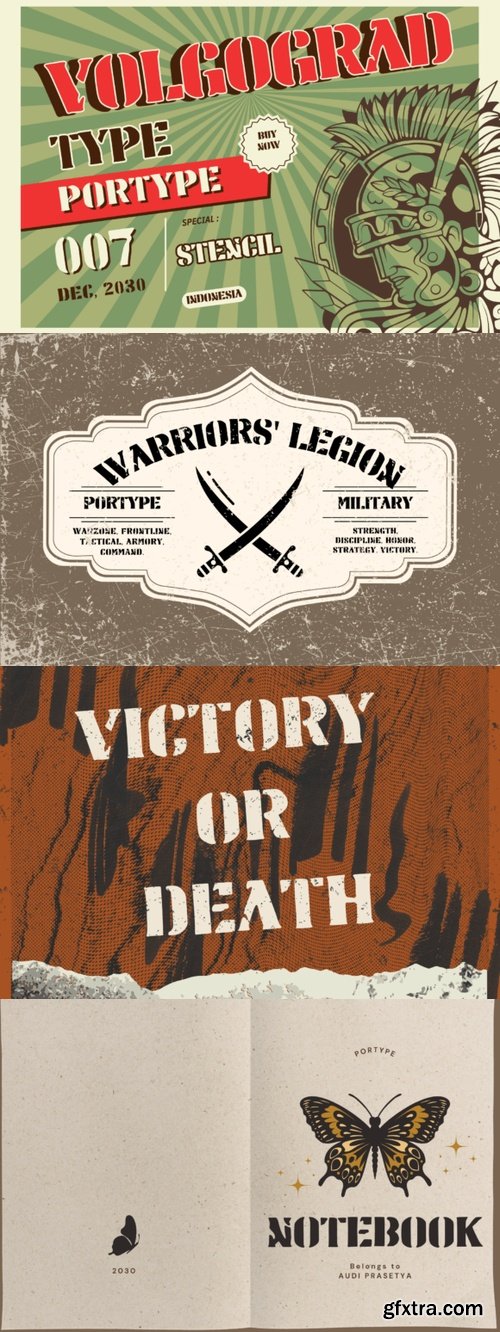 CreativeMarket - Volgograd Type Font 291216304