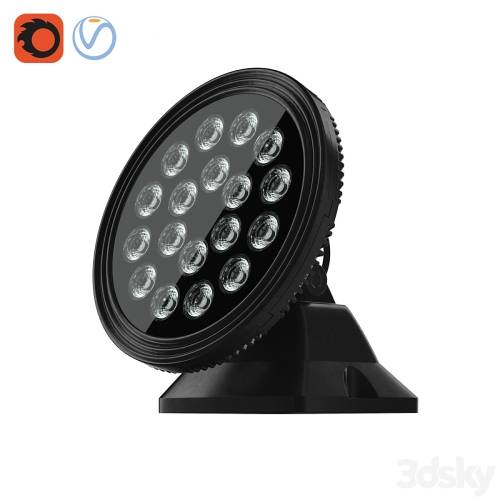 '3dsky Pro - led floodlight led RGBW'