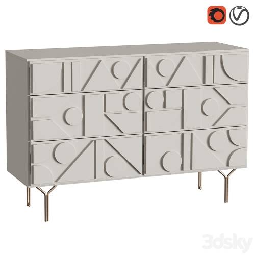 '3dsky Pro - Chest of drawers Elgos (Pictograph)'