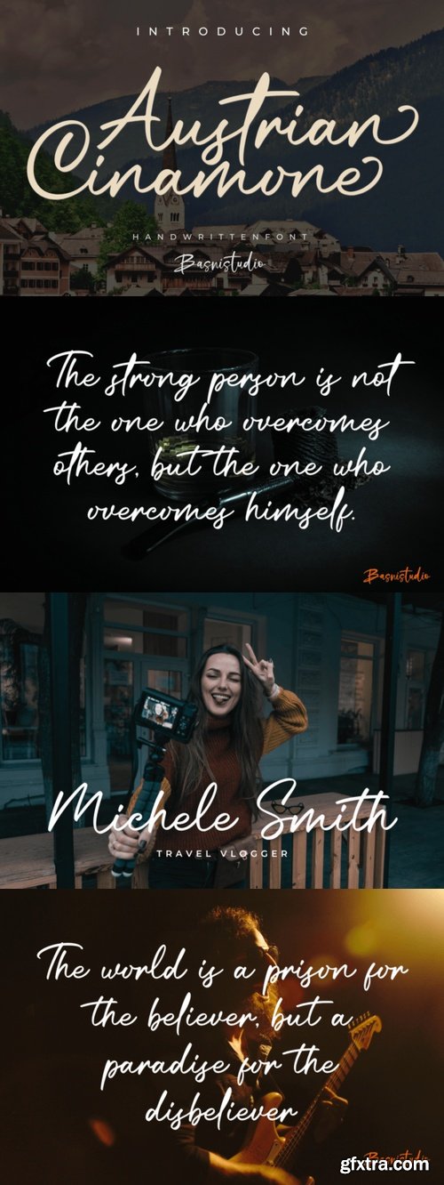 Austrian Cinamone Font