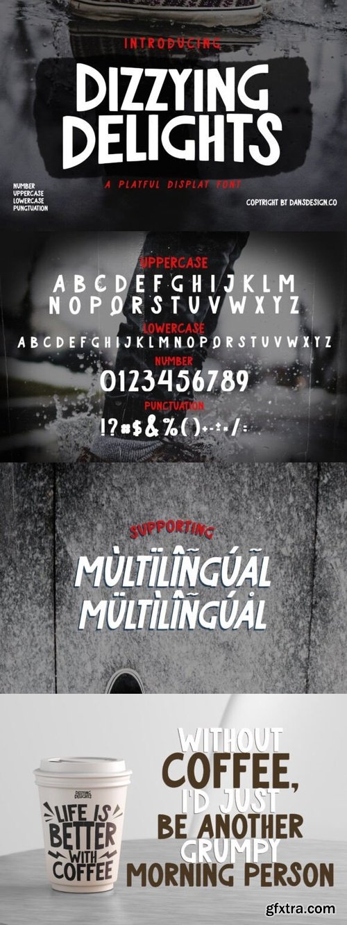 Dizzying Delights Playful Comic Font