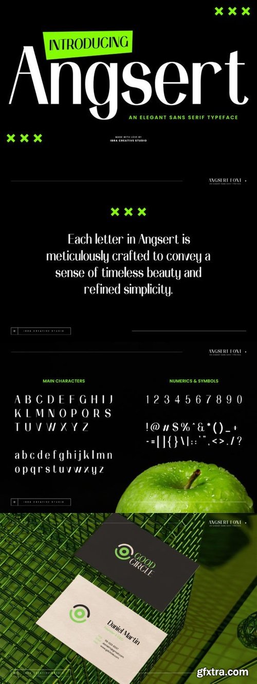 Angsert Font