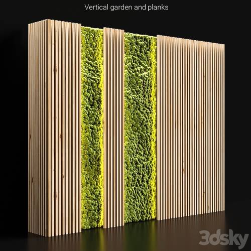 '3dsky Pro - Vertical garden and planks 2'
