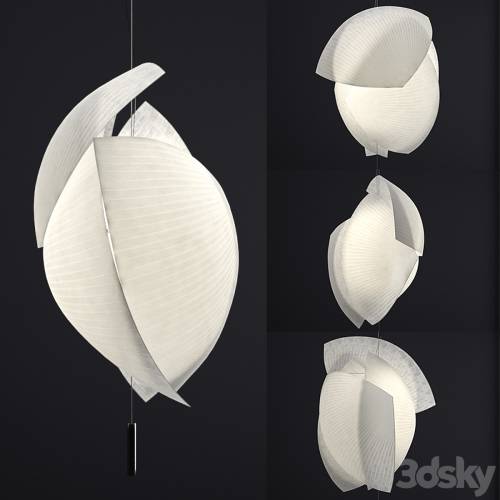 '3dsky Pro - Grok Voiles paper pendant lamp'