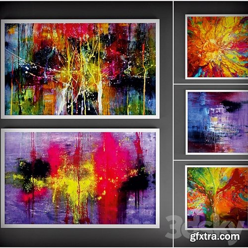 3dsky Pro - Collection of paintings "Abstract" 2