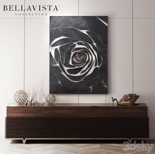 '3dsky Pro - Montmartre Credenza by Bellavista Collection'
