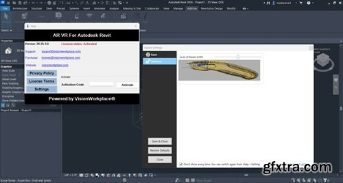 Visionworkplace Software Solutions AR VR for Autodesk Revit 26.25.3.0