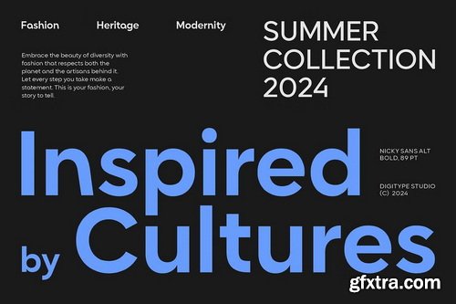 CreativeMarket - Nicky Sans Complete Family