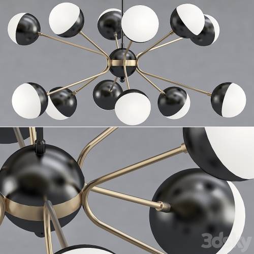 '3dsky Pro - Rewire Custom Orb Chandelier in 1950' '3dsky Pro - Rewire Custom Orb Chandelier in 1950'