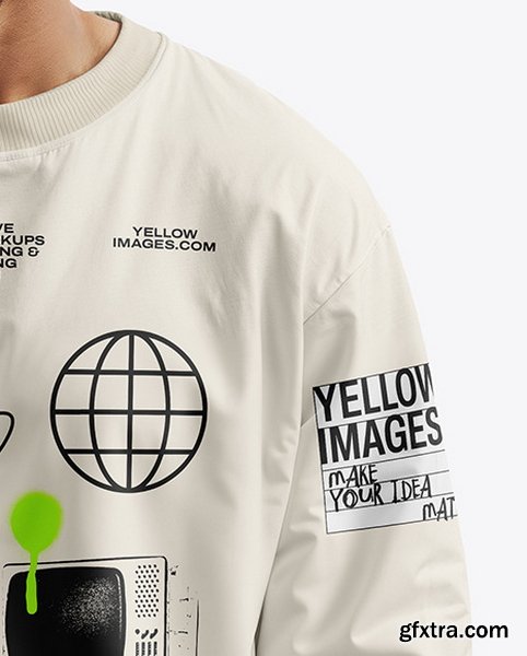YellowImages - Man in a Sweatshirt Mockup - 135665