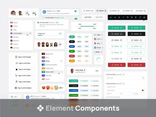 'UI Kit & Design System for Figma'