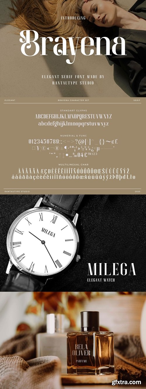 Brayena Elegant Serif Font