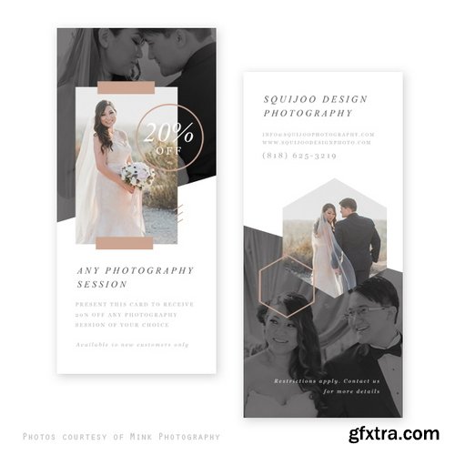 Squijoo - Marketing Tools - Rack Cards 4xPSDs