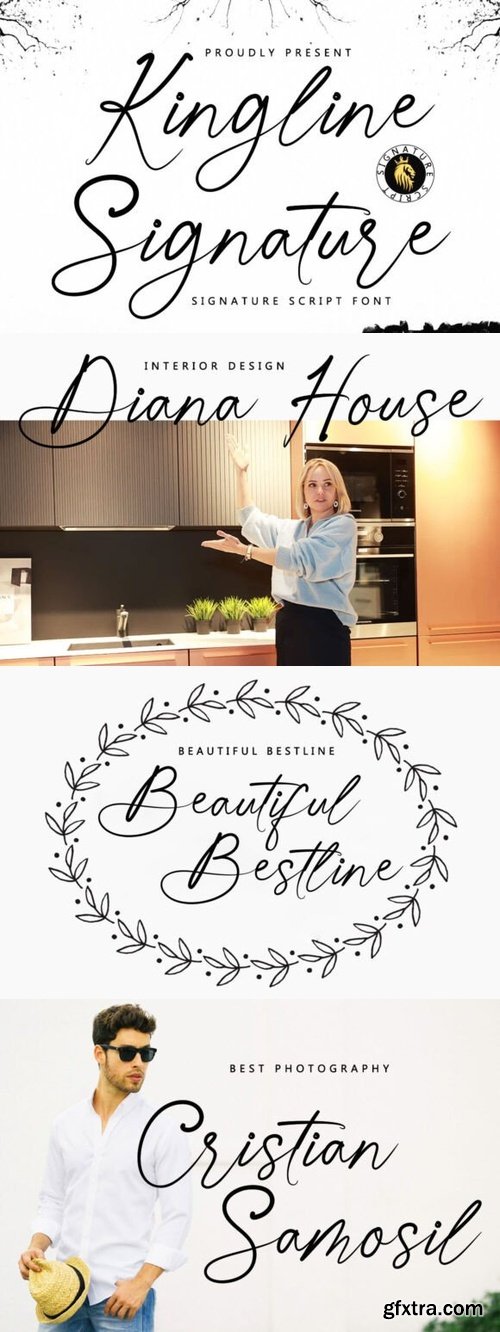 Kingline Signature Font