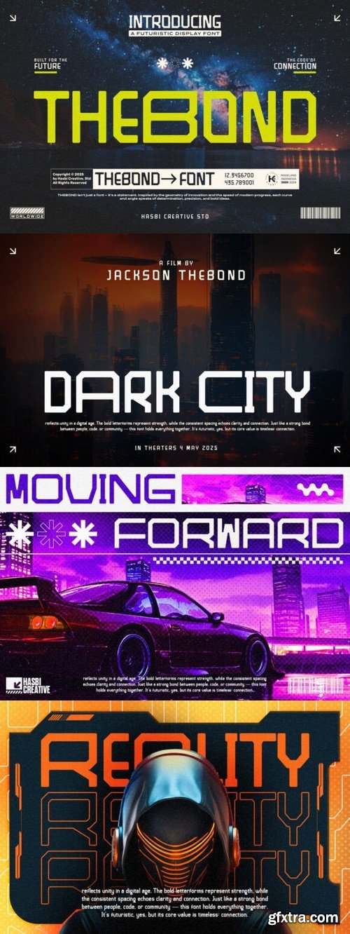 CreativeMarket - Thebond - Futuristic Display 291376154