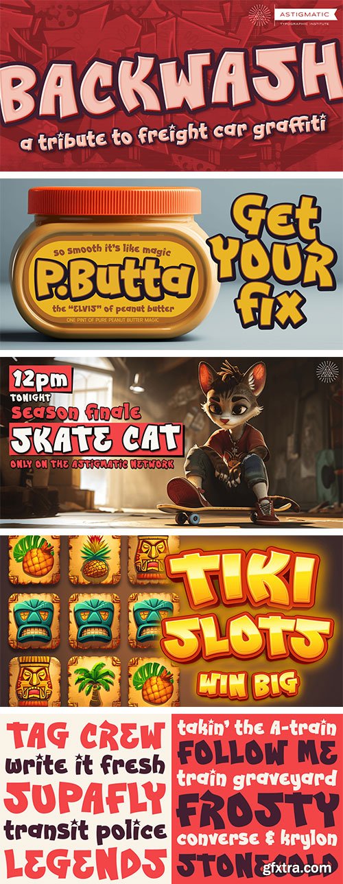 MyFonts - Backwash AOE Font