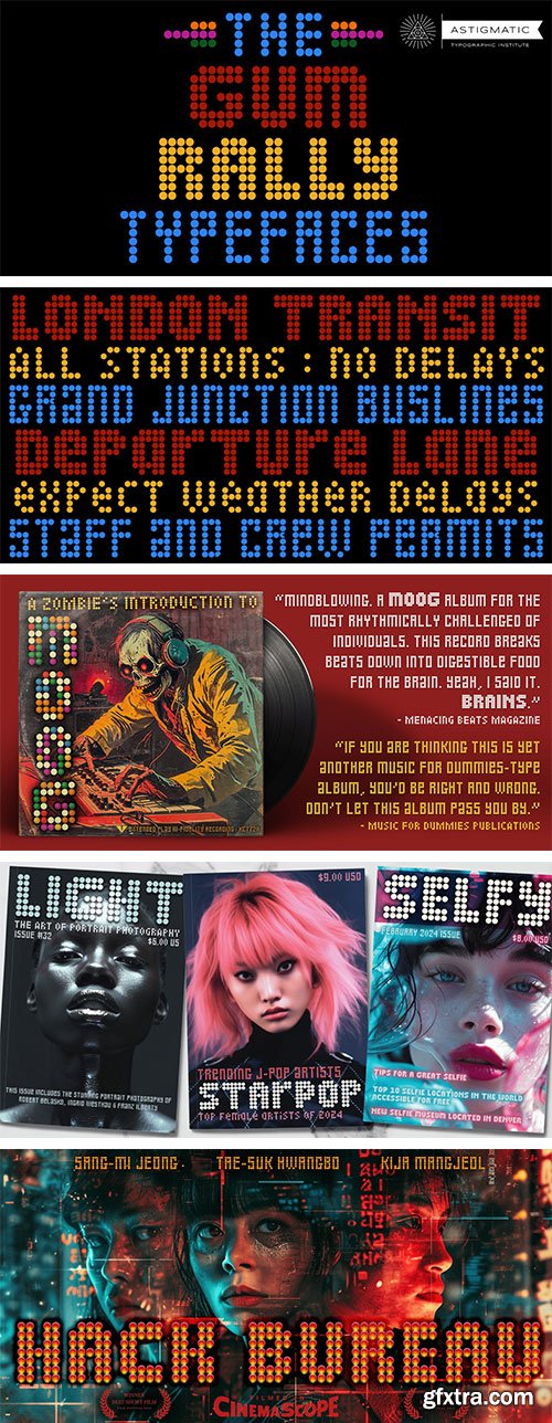 MyFonts - Gum Rally AOE Font Family