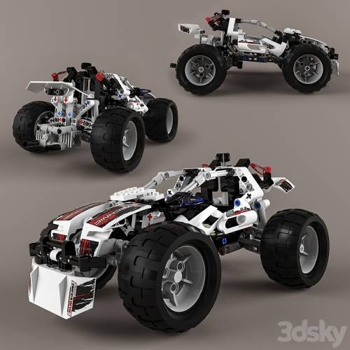 '3dsky Pro - Lego Technic Quad-Bike Alternative Model'