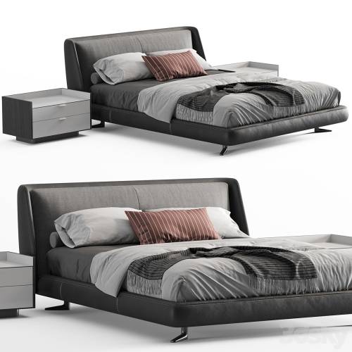 '3dsky Pro - Minotti spencer bed_2'