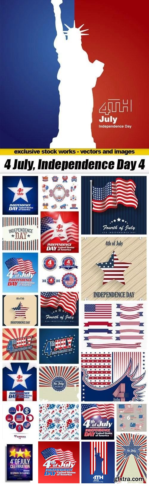 4 July, Independence Day #4, 25xEPS 4 July, Independence Day #4, 25xEPS