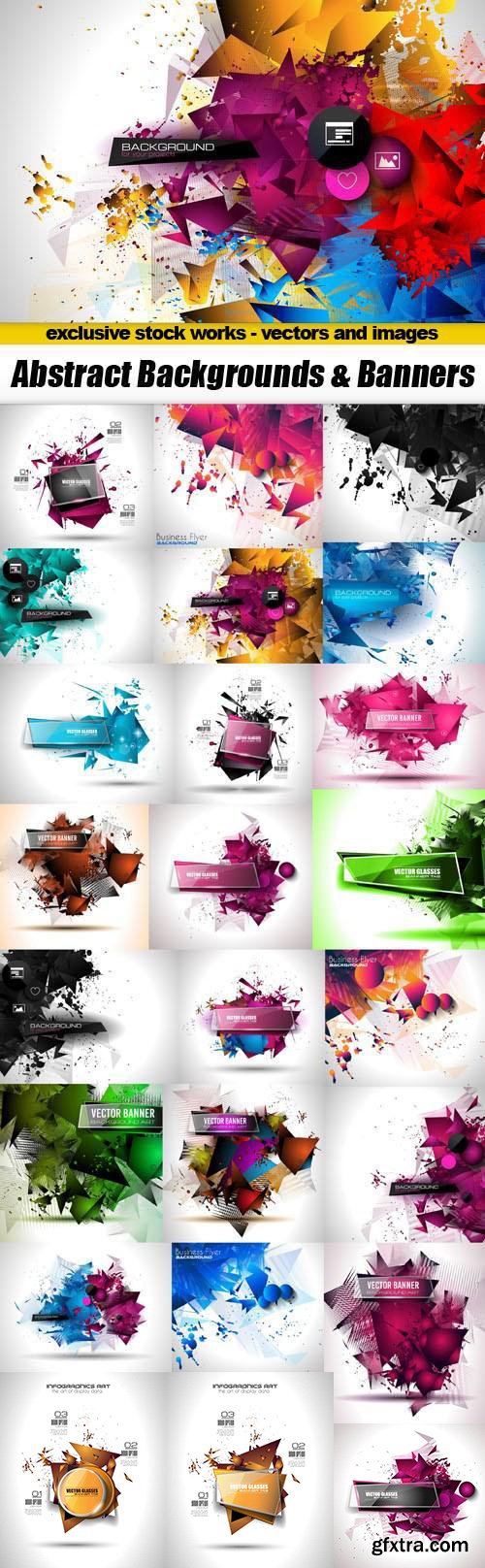 Abstract Backgrounds & Banners 25xEPS Abstract Backgrounds & Banners 25xEPS