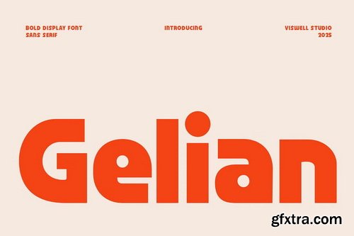 CreativeMarket - Gelian - Display Font