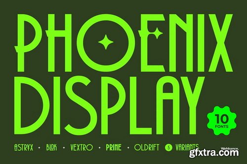CreativeMarket - Phoenix Display Font