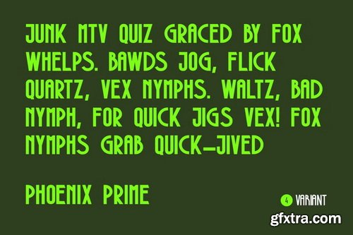 CreativeMarket - Phoenix Display Font
