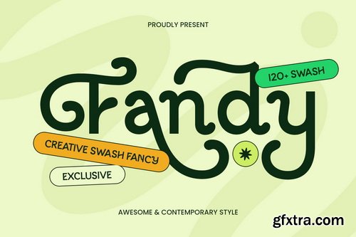 Fandy Creative Swash Fancy Font