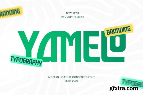Yamelo Modern Ligature Condensed Font