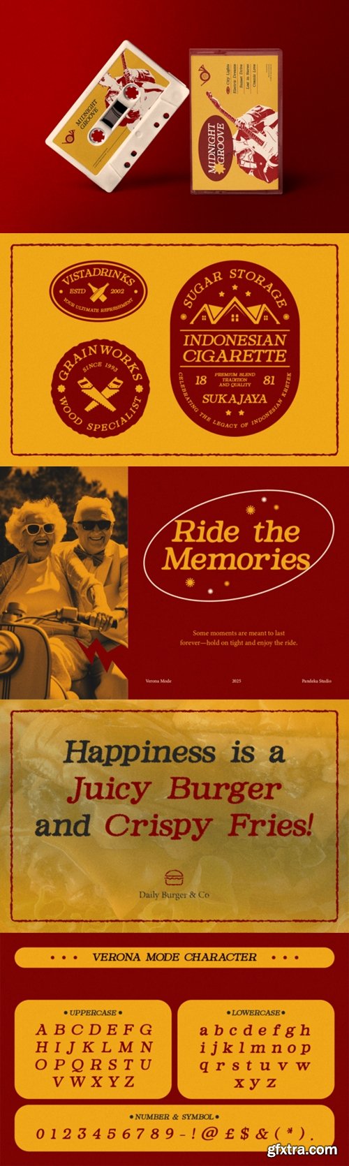 CreativeMarket - Veronia Mode - Retro Slab Serif 291175343