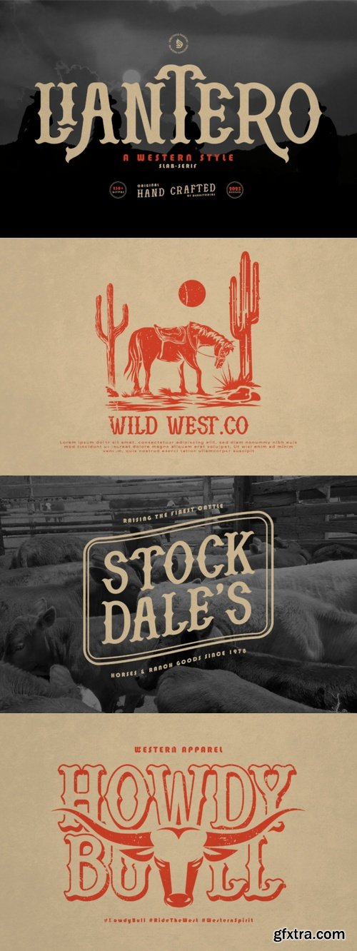 CreativeMarket - Liantero | Western Style 291236975