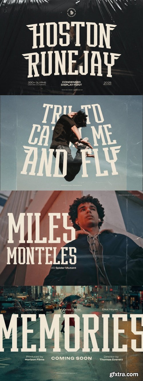 CreativeMarket - Hoston Runejay | Condensed Display 291233187