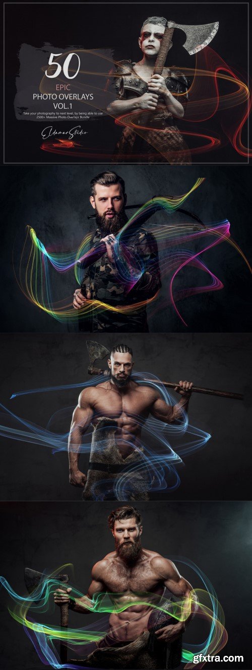Artstation - 50 Epic Photo Overlays - Vol. 1