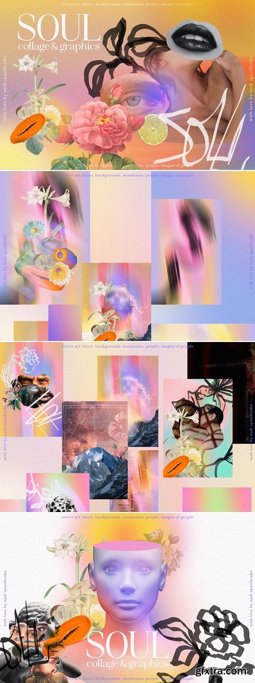 CreativeMarket - SOUL COLLAGE & GRAPHICS 6846438