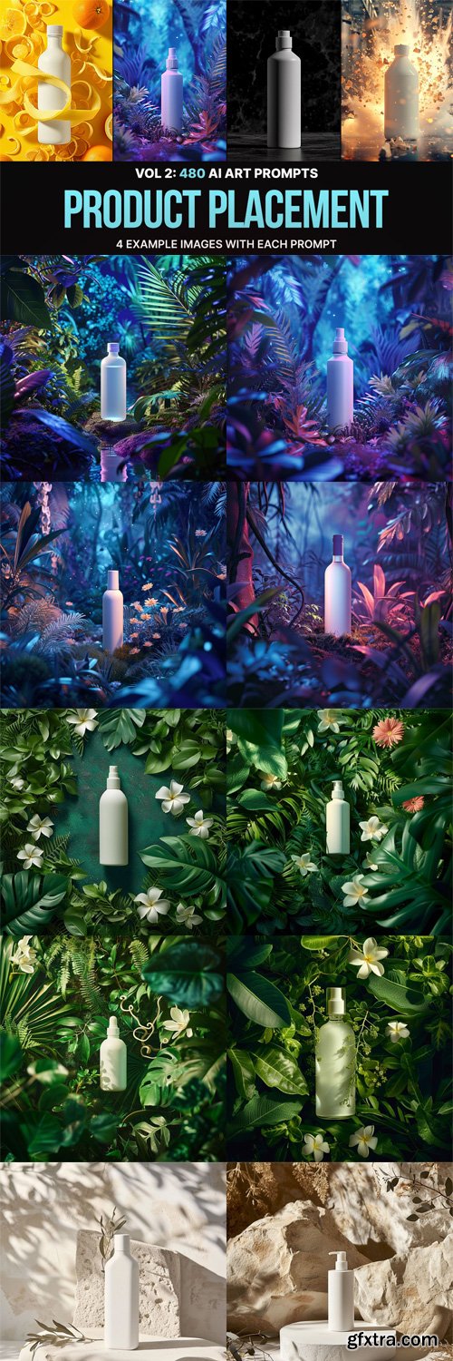 480 MJ Prompts for Product Placement: Vol 2
