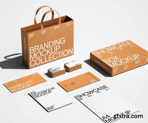 Showcase Mockup Studio - Brown_Branding Mockup Bundle