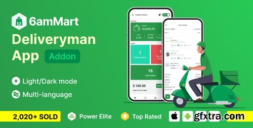 CodeCanyon - 6amMart v3.1 - Delivery Man App 36772148