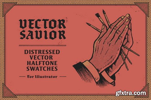 True Grit Texture Supply - Vector Savior - Vector Halftone Swatches