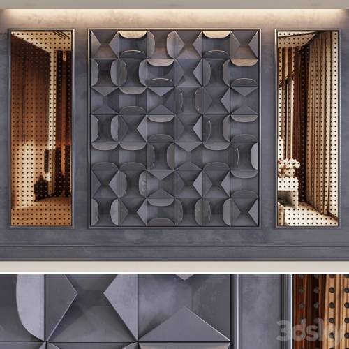 '3dsky Pro - Decorative volumetric wall panel mid century modern' '3dsky Pro - Decorative volumetric wall panel mid century modern'